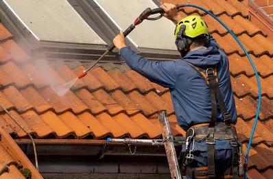 Démoussage et hydrofuge de toiture à Loreux